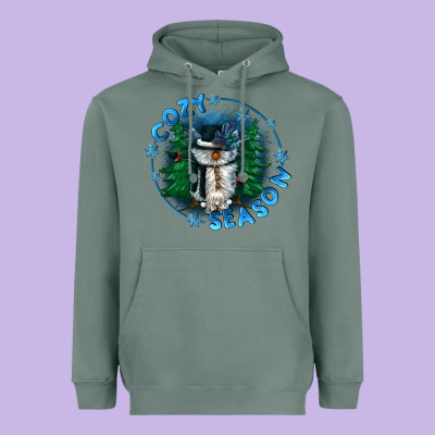 Cozy Season Heavyweight Hoodie Designed By Cowgirlartshop