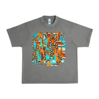 Tornado serape with leopard pattern Urban Heavy Tee - NancyCooperArtShop