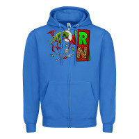 True Royal Christmas Character  Nurse Zipper Hoodie - NancyCooperArtShop