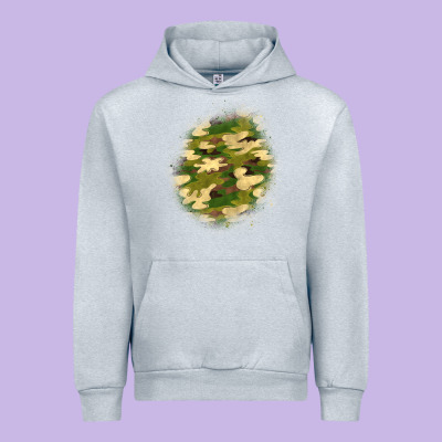 Camouflage Patch 5 Urban Hoodie Designed By Bundleandbundleshop
