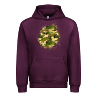 Mauve Wine camouflage patch 5 Urban Hoodie - BundleAndBundleShop