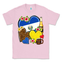 Bubblegum Pink el salvador hearts Classic Tee - NancyCooperArtShop