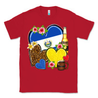 Red el salvador hearts Classic Tee - NancyCooperArtShop