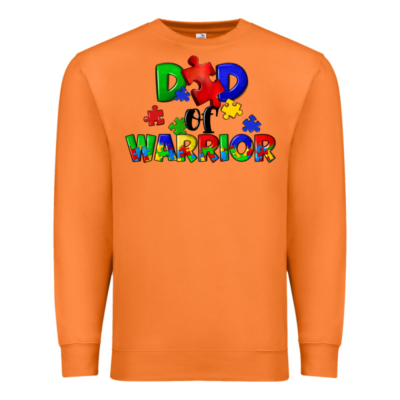 Dad Of Warrior Premium Sweatshirt by CowGirlArtShop | Teevron