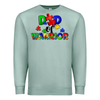 Seafoam Dad of warrior Premium Sweatshirt - CowGirlArtShop