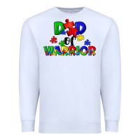 White Dad of warrior Premium Sweatshirt - CowGirlArtShop