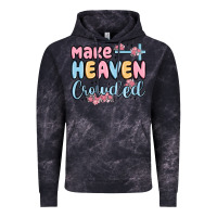 Cloud Black make heaven crowded Vintage Hoodie - MaliasSmallBusiness