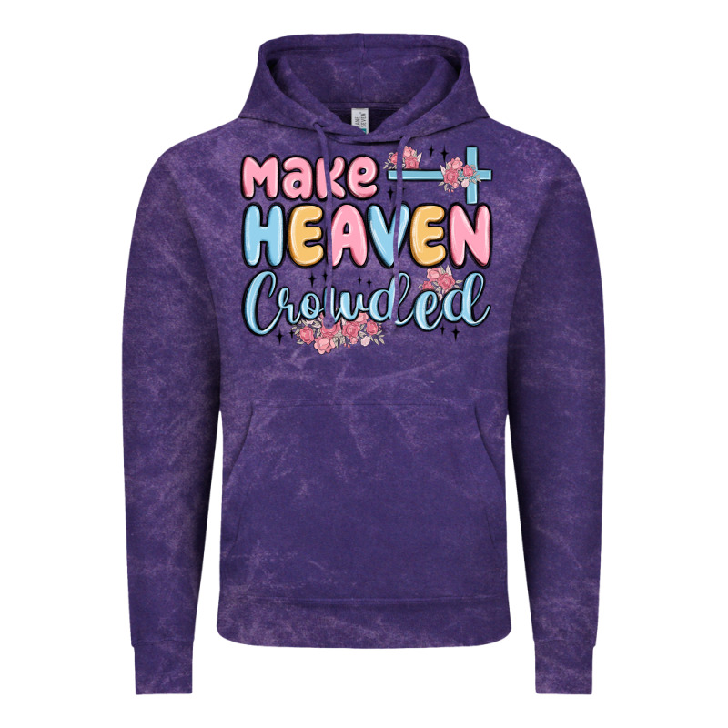 Make Heaven Crowded Vintage Hoodie by MaliasSmallBusiness | Teevron
