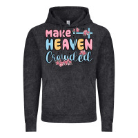 Vintage Black make heaven crowded Vintage Hoodie - MaliasSmallBusiness