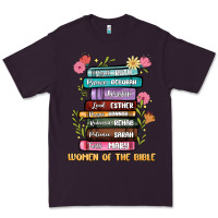 Plum the original women of the bible books full color Premium Tee - JahusDesignShop