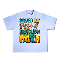 Grape Ice saved by grace through faith Urban Heavy Tee - NancyCooperArtShop