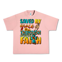 Salmon saved by grace through faith Urban Heavy Tee - NancyCooperArtShop