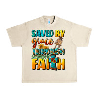 Sandshell saved by grace through faith Urban Heavy Tee - NancyCooperArtShop