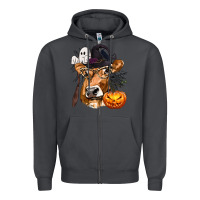 Smoke Boo Heifer Cow Halloween Zipper Hoodie - texasbilliewilder