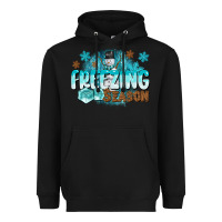Black freezing season Heavyweight Hoodie - CowGirlArtShop