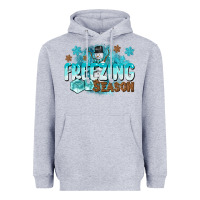Heather Grey freezing season Heavyweight Hoodie - CowGirlArtShop