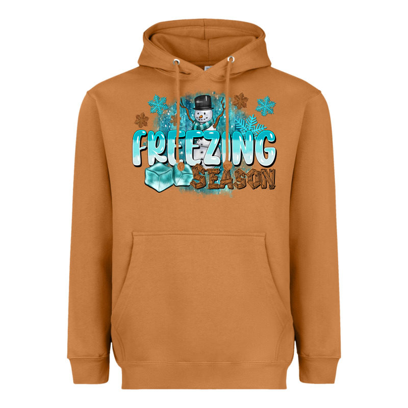 Freezing Season Heavyweight Hoodie by CowGirlArtShop | Teevron
