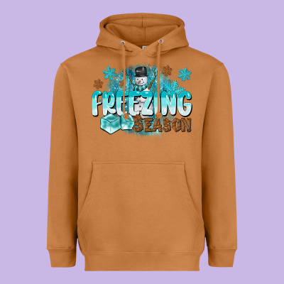Freezing Season Heavyweight Hoodie Designed By Cowgirlartshop