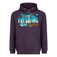 Plum freezing season Heavyweight Hoodie - CowGirlArtShop