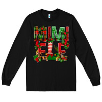 Black Christmas Mimi Elf Long Sleeve Tee - BundleAndBundleShop