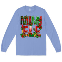 Colony Blue Christmas Mimi Elf Long Sleeve Tee - BundleAndBundleShop
