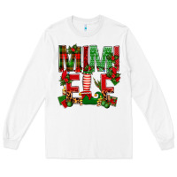 White Christmas Mimi Elf Long Sleeve Tee - BundleAndBundleShop