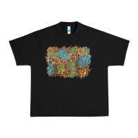 Black horseshoe leopard gemstone cactus background Urban Heavy Tee - AdoDesignShop