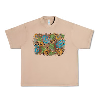 Burro horseshoe leopard gemstone cactus background Urban Heavy Tee - AdoDesignShop