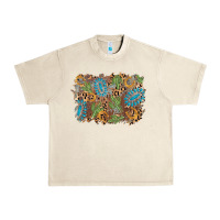 Sandshell horseshoe leopard gemstone cactus background Urban Heavy Tee - AdoDesignShop