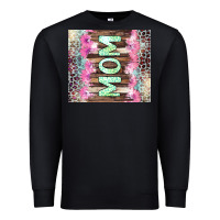 Black Mom leopard Premium Sweatshirt - CowGirlArtShop