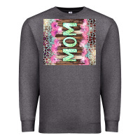 Charcoal Heather Mom leopard Premium Sweatshirt - CowGirlArtShop