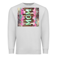 Dove Grey Mom leopard Premium Sweatshirt - CowGirlArtShop