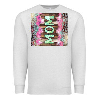 Oatmeal Heather Mom leopard Premium Sweatshirt - CowGirlArtShop
