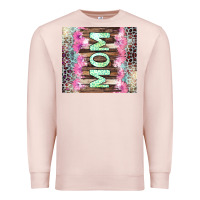 Pale Pink Mom leopard Premium Sweatshirt - CowGirlArtShop