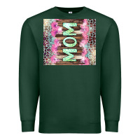 Sports Green Mom leopard Premium Sweatshirt - CowGirlArtShop
