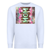 White Mom leopard Premium Sweatshirt - CowGirlArtShop