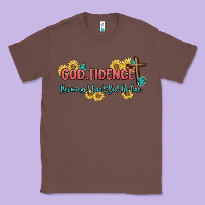 God Fidence Classic Tee Designed By Maliassmallbusiness