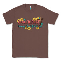 Chestnut god fidence Classic Tee - MaliasSmallBusiness