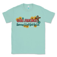 Seafoam god fidence Classic Tee - MaliasSmallBusiness