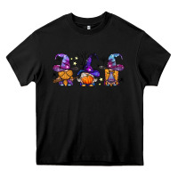 Black witch gnomes Halloween Heavy Core Tee - BundleAndBundleShop