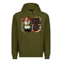 Army Green omg santa i know him elf Premium Hoodie - CowGirlArtShop