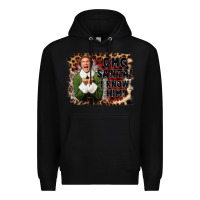 Black omg santa i know him elf Premium Hoodie - CowGirlArtShop