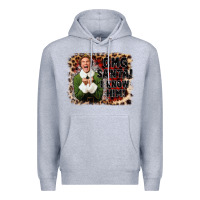 Heather Grey omg santa i know him elf Premium Hoodie - CowGirlArtShop