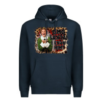 Navy omg santa i know him elf Premium Hoodie - CowGirlArtShop