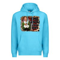Ocean Blue omg santa i know him elf Premium Hoodie - CowGirlArtShop