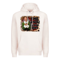 Pale Pink omg santa i know him elf Premium Hoodie - CowGirlArtShop