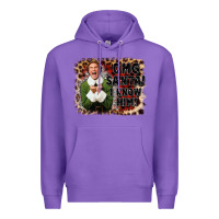 Purple omg santa i know him elf Premium Hoodie - CowGirlArtShop