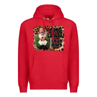 Red omg santa i know him elf Premium Hoodie - CowGirlArtShop