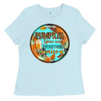 Baby Blue pumpkin spice and everythink nice earrings Ladies Tee - BundleAndBundleShop