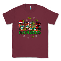 Burgundy feliz navidad Classic Tee - JahusDesignShop